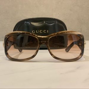 Vintage Light tortoiseshell Gucci sunglasses